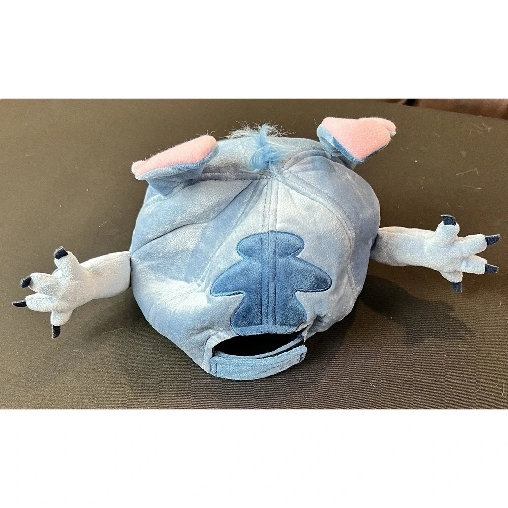 Disney Parks Plush Stitch Hat Baseball Cap Adult Adjustable 3D Ears Arms NWOT‎